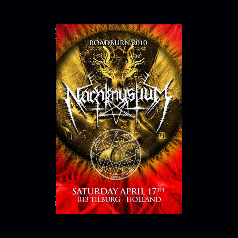 Nachtmystium Roadburn Festival 2010 flier 24x36" poster