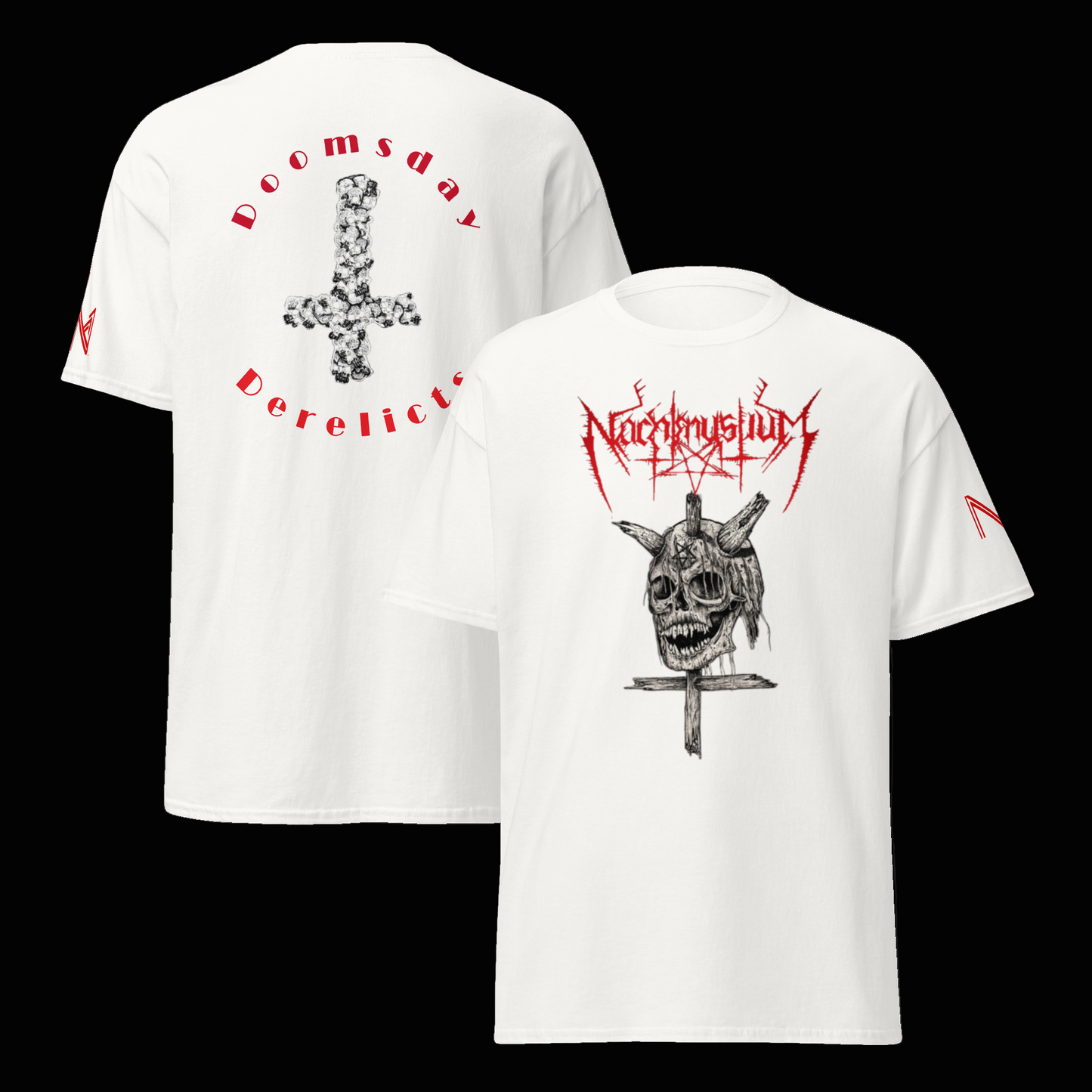 Doomsday Derelicts tshirt w/sleeve print / back print