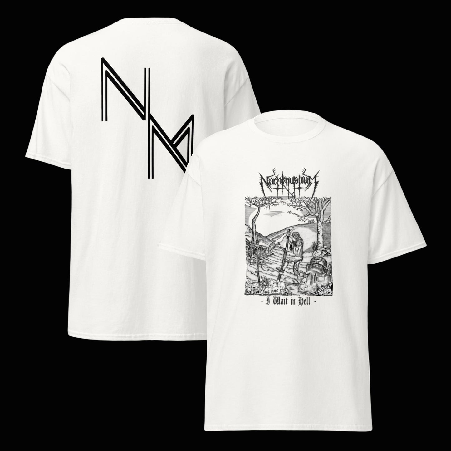 I Wait In Hell (Silencing Machine) tshirt 2 sided